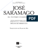 El Ultimo Cuaderno - Jose Saramago