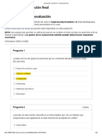 Evaluación - Final Exam - Evaluación Final