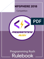 Programming Rush Rulebook