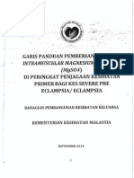 [2014] Garis Panduan Pemberian Suntikan IM MgSO4 Di Peringkat Penjagaan Kesihatan Primer Bg Kes Severe Pre Eclampsia Atau Eclampsia