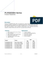 2835 LED PLW2835BA Series: Product Datasheet