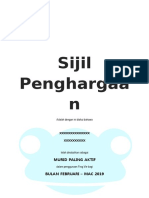 Template Sijil Penghargaan