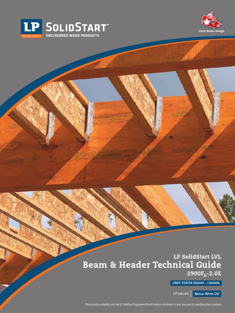 Lvl Users Guide Canada V0415 Lumber Beam Structure