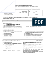 I. Selección Múltiple: Lee Las Preguntas Y Responde Seleccionando La Alternativa Correcta