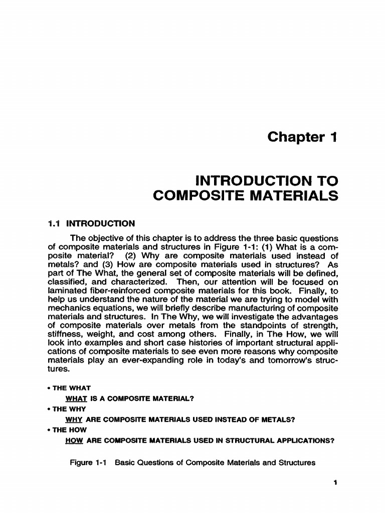 Introduction to Composite Materials | PDF | Composite Material ...