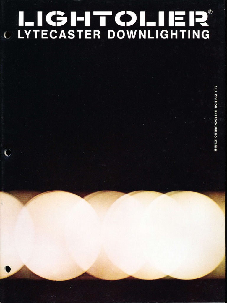 Lightolier Lytecaster Catalog Overview | PDF | Glass Applications ...