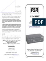 Ci - 5ut: Operations Manual