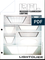 Lightolier RFL Recessed Fluorescent Lighting Catalog 1981