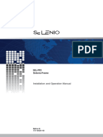 Sel-Fr3 Selenio Frame: Installation and Operation Manual