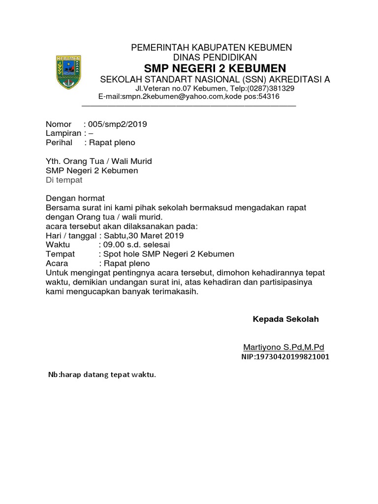 Surat Dinas Docx