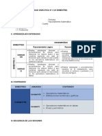 4 Unidad Did de 4to Grado - RM