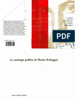 Bourdieu, Pierre - La Ontología Política de Martín Heidegger PDF