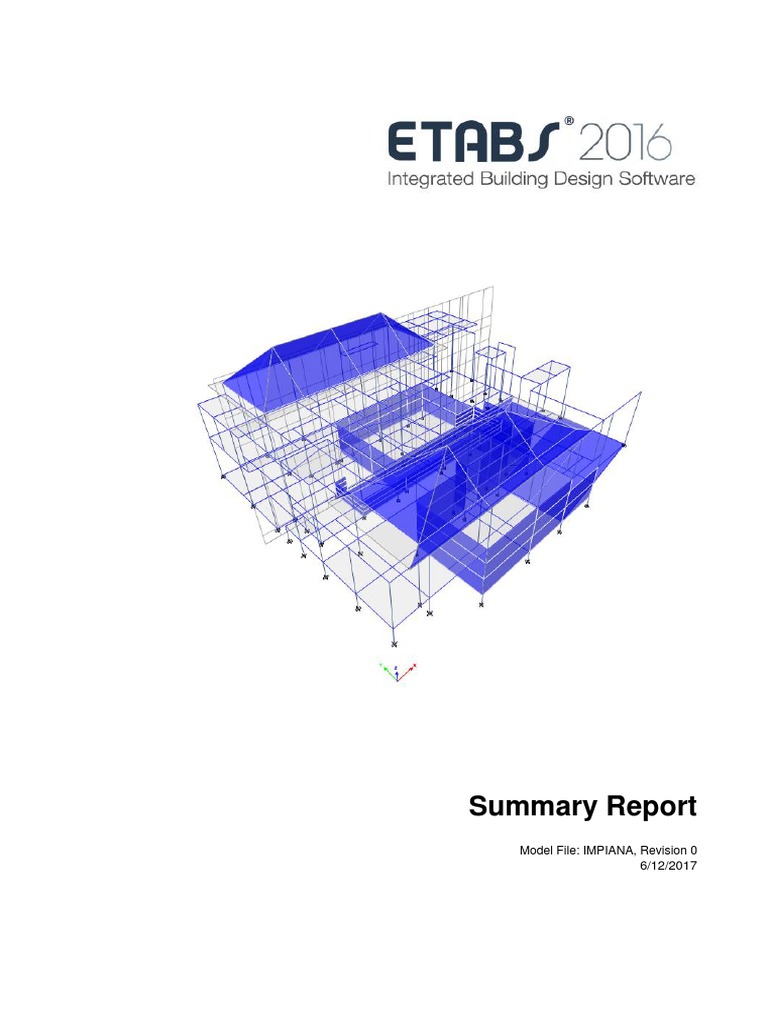 Structure Data and Load Analysis Report | PDF | Structural Engineering ...