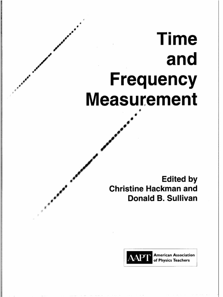 Time and Frequency Measurement PDF Clock Pendulum
