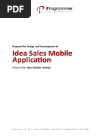 Proposal For Design and Development of Idea Sales Mobile Application - MAY2016