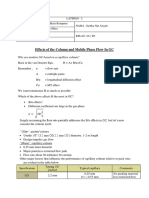 Effects of The Column and Mobile Phase Flow in GC: Why Are Modern GC Based On A Capillary Column?