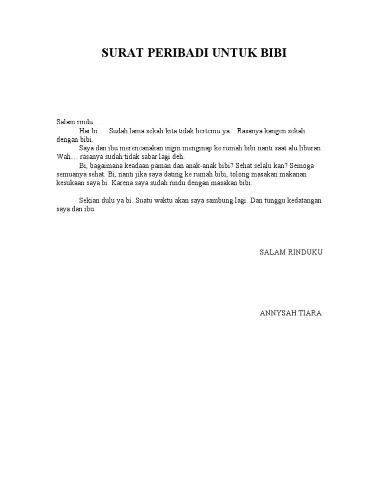 20 Contoh Surat Rasmi In English Kumpulan Contoh Surat