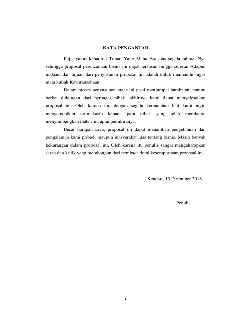 Proposal Pisang Nugget