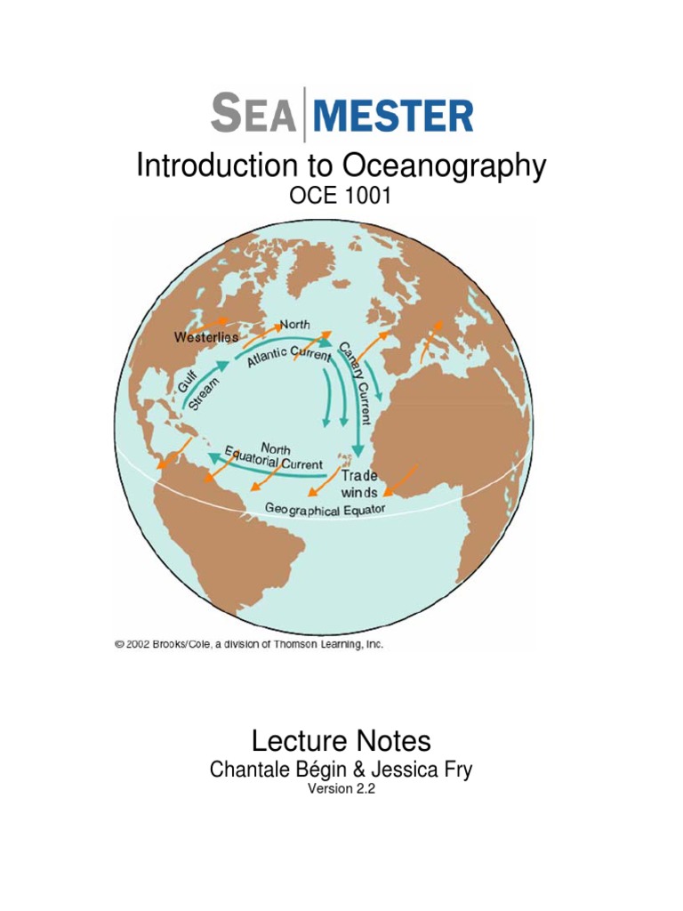 Introduction to Oceanography Overview | PDF | Plate Tectonics ...