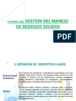 Plan de Gestion Del Manejo de Residuos Solidos