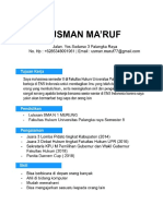 CV Usman Ma'ruf