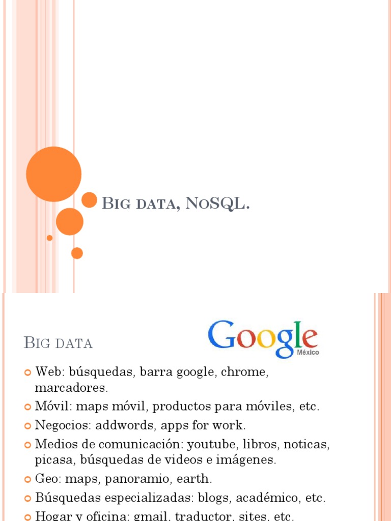 Big Data y NoSQL: Conceptos Clave | PDF | No Sql | Big Data