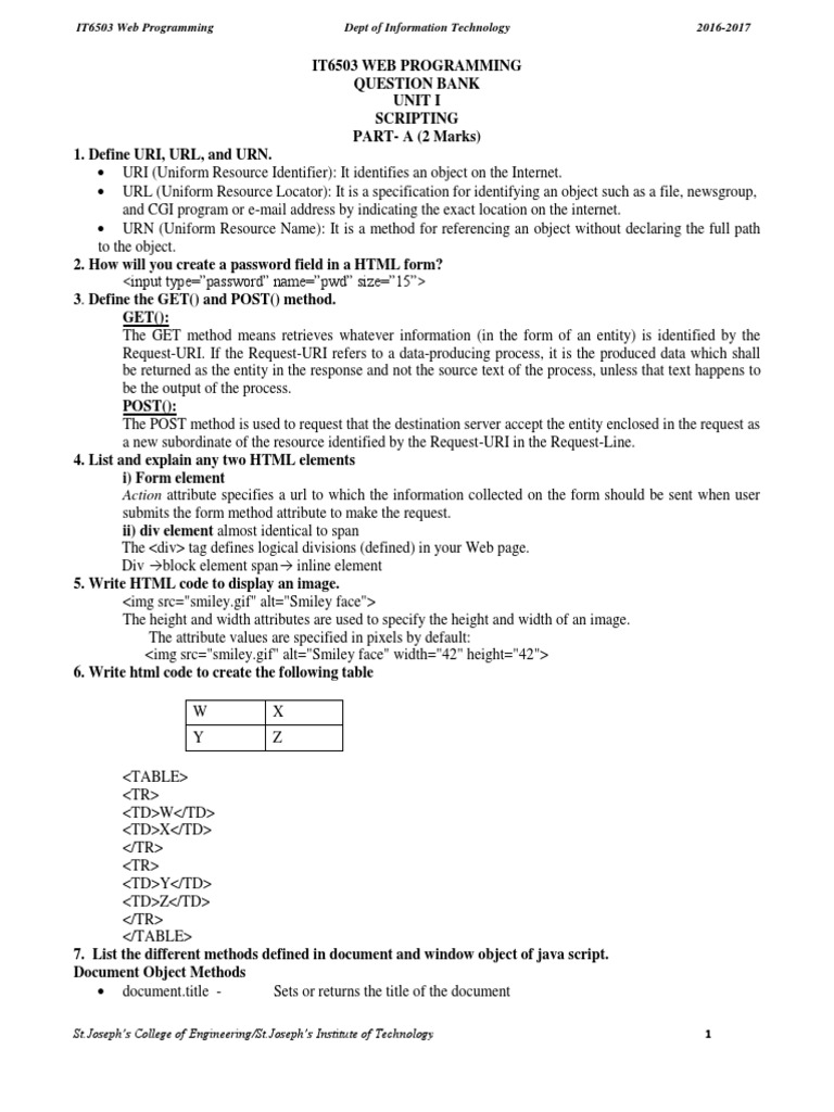 64262 | PDF | Document Object Model | Class (Computer Programming)