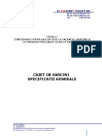 Caiete Sarcini Arhitectura PDF