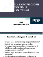 Pengantar Latar Belakang Filosofis Dan Tujuan PKN Di PT 1