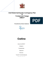 Draft Model Earthquake Contingency Plan of Trinidad and Tobago