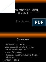 Stream Processes and Habitat: Ryan Johnson