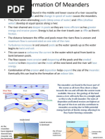 The Formation of Meanders