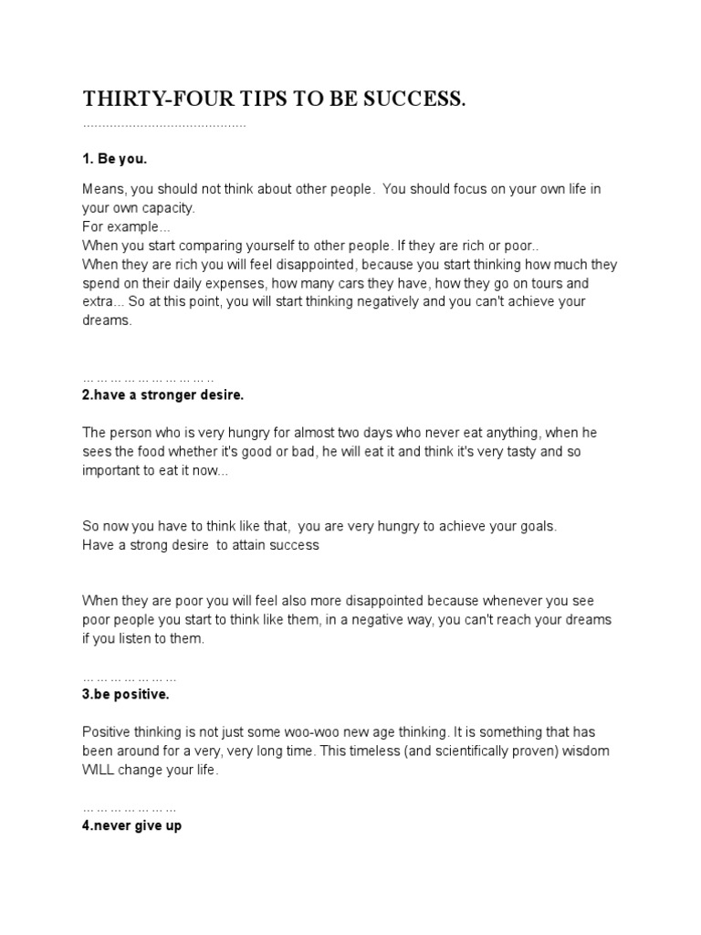 13 Keys to Achieving Success | PDF | Cognition | Cognitive Science