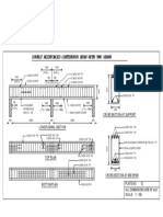 Doubly Reinforced Continuous Beam With Two Spans: Cross Section at Support