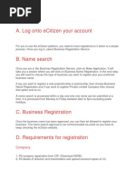 URSB Online Business Registration Guide | PDF