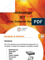 Technology ICT: Core: Computer Systems