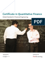 CQF Certificate in Quantitative Finance