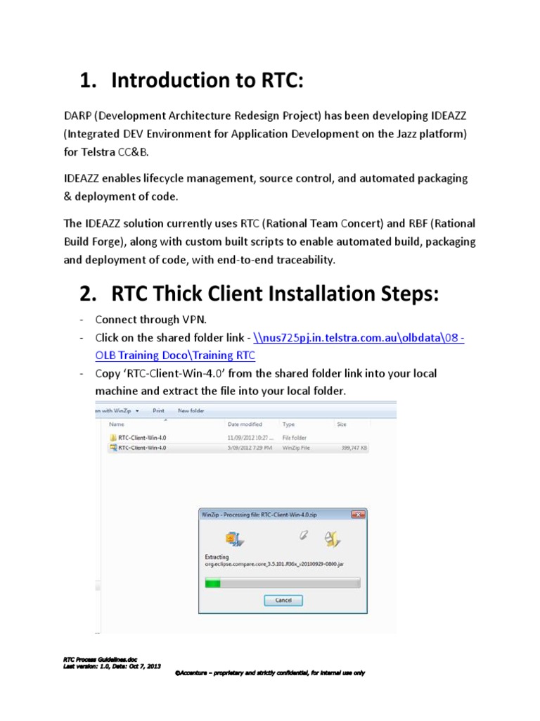 RTC Thick Client Installation Guide | PDF | Computer File | User ...