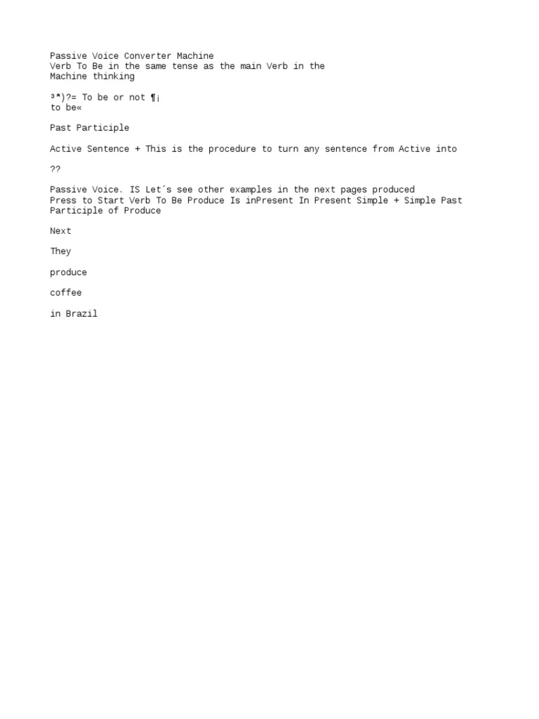 Passive Voice Converter | PDF | Verb | Grammatical Tense