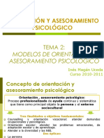 Tema 2 Modelos de Orientacion y Asesoramiento Psicologico