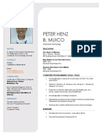 Peter Henz B. Muico: Information Technology