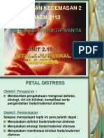 Unit 2.10.3 Fetal & Maternal Distress