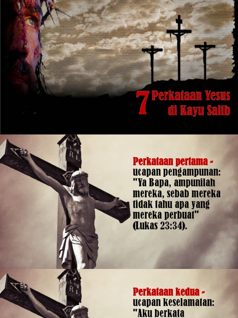 Tujuh Perkataan Yesus Di Salib