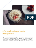 Proyecto - ¿Por Qué Es Importante Desayunar - PDF