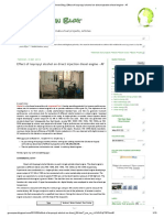 Effect of Isopropyl Alcohol Blends on Diesel Engine Performance