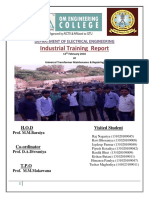 Universal Transformer Maintenance & Repairing Training Report PDF
