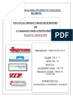 Ratio Analysis in Plastic Industry