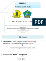 Referat Tuberkulosis Paru Referat Tuberkulosis Paru: - Eka Mutiara Putri 17710073