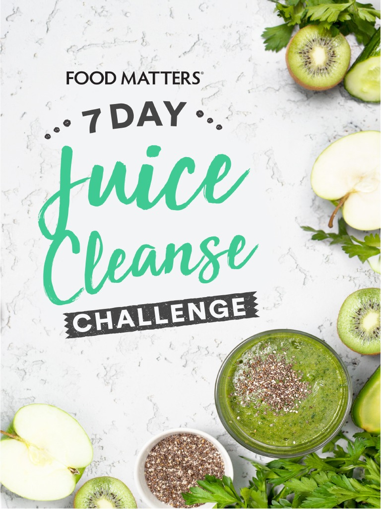 7 Day Juice Cleanse Work Book PDF Ginger Breathing