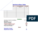 Calculate Size of Conduit (1.1.19)